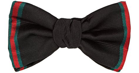 black tie gucci|gucci bow tie brooch.